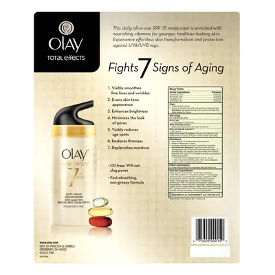 Olay Total Effects 7-in-1 Anti-aging UV Moisturizer