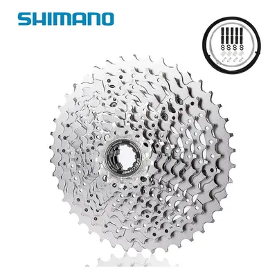 (silver) Shimano m4100 11-42t/11-46t Speed Cassette