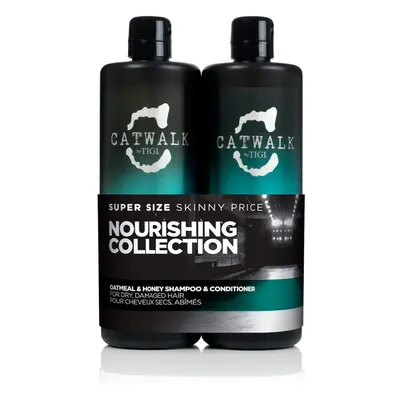 Catwalk by TIGI - Oatmeal & Honey Nourish Shampoo and Conditioner Set Restoring Professional Hai