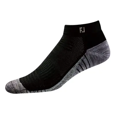 FootJoy Men's TechSof Tour Sport Socks Black Fits Shoe Size