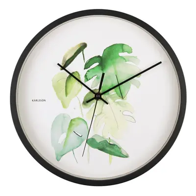 Karlsson Botanical Monstera Wall Clock