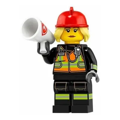 LEGO Series Fire Fighter Yellow