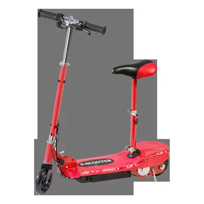 (LED Lights, Red) Eskooter Kids' 120W Adjustable Electric Scooter