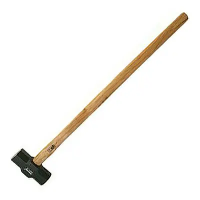 7lb Hardwood Sledge Hammer For Building & Demolition Heat Treated Surfaces