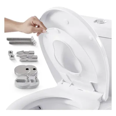 AREBOS toilet lid with soft close mechanism | Toilet seat | WC seat | SoftClose | Duroplast | wi