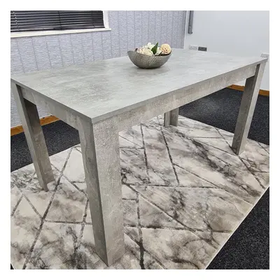 Dining Table Grey Wood Kitchen for Seats Dining Room Furniture