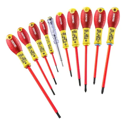 Expert Facom E160912 Insulated Screwdriver Set (10 Pieces)