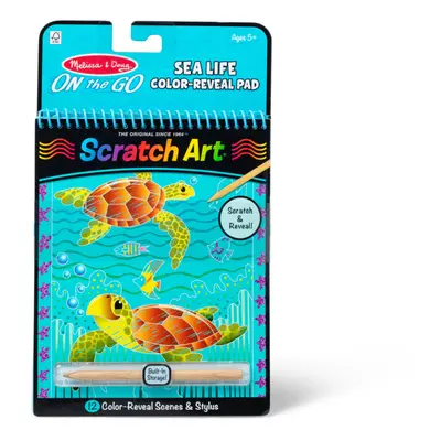 Melissa & Doug Sea Life Color-Reveal Scratch Art Activity Pad