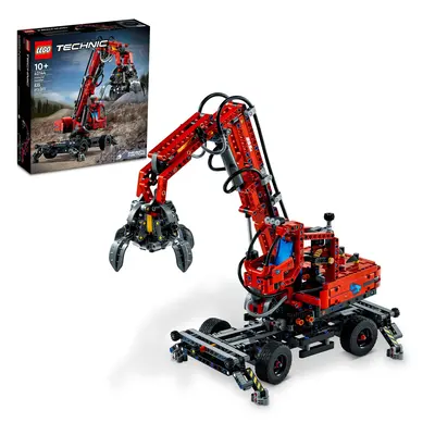 LEGO Technic Material Handler Mechanical Model Crane Toy with