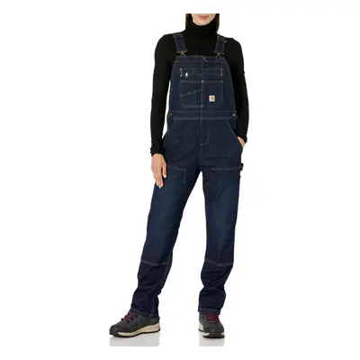 Carhartt womens Denim Double Front Bib (Big & Tall) Work Utility Cover