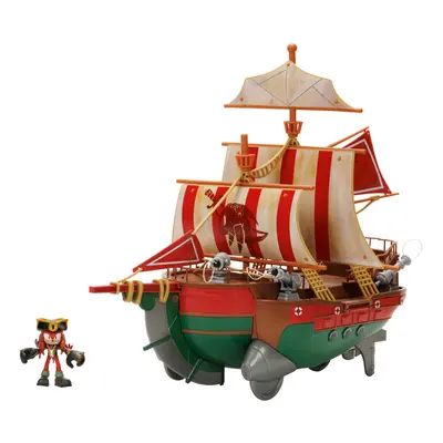 Sonic Prime 2.5"" Action Figure Playset Pirate Ship