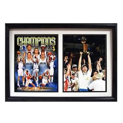 12x18 Double Frame - Dallas Mavericks Champions