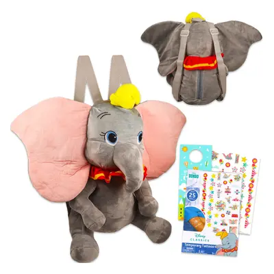 Beach Kids Dumbo Plush Toy Gift Set - Bundle with Deluxe Dumbo Plushie with Carrying Straps Dumb