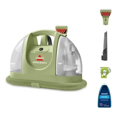 BISSELLÃÃ Little Green, Portable Carpet Cleaner, Spray, Scrub, & Vacuum, For Carpets, Stairs, 