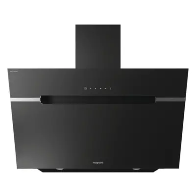 Hotpoint PHVS91FLTDPK 90cm Angled Chimney Cooker Hood - Black