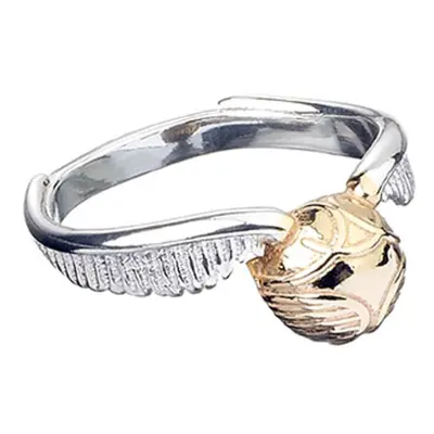 Harry Potter Sterling Silver Golden Snitch Ring: Large