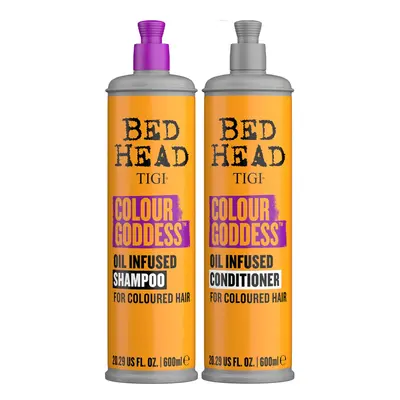 Bed Head by TIGI - Colour Goddess Shampoo and Conditioner Set - Ideal for Coloured Hair - 2x600m