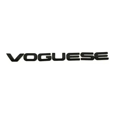 (Matt Black) up Genuine Style VOGUE SE BOOT BADGE Rear Trunk Emblem