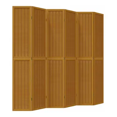 (40 x cm/ piece) vidaXL Room Divider Panel Office Privacy Screen Brown Solid Wood Paulownia