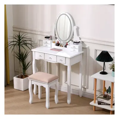 Makeup Vanity Desk Set with LED Lighting