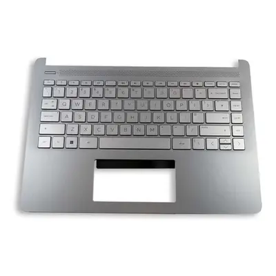 UK Silver keyboard and palmrest - HP 14S-DQ1020NA