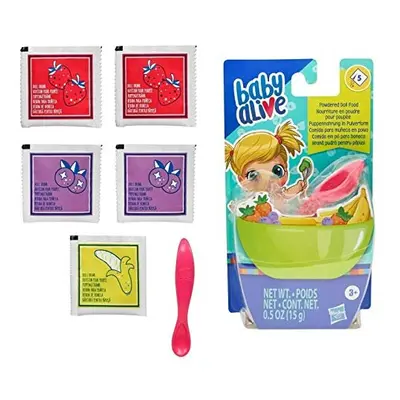 Baby Alive Powdered Doll Food Refill, Includes Doll-Food Packets, Spoon, Toy Accessories for Chi