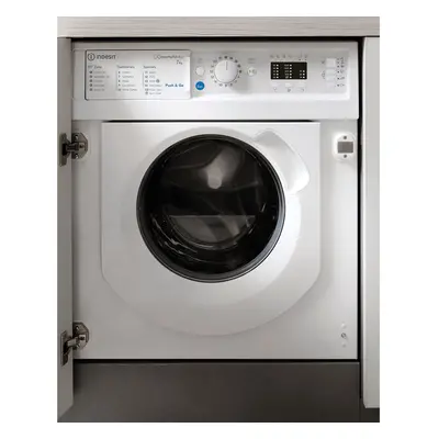 Indesit BIWMIL71252UKN Integrated 7Kg Washing Machine with rpm - White