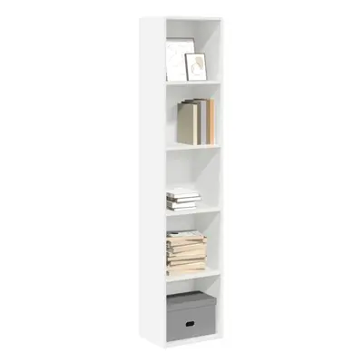 vidaXL Bookcase White 40x30x189 cm Engineered Wood