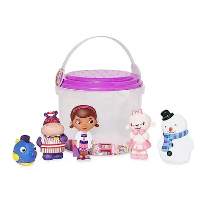 Disney Store Official Bath Toy Set for Kids, Doc McStuffins, Pc., Playset Includes Bucket with S