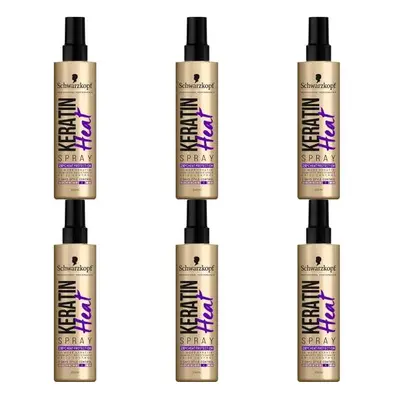 Schwarzkopf Styling Keratin Heat Protection Hair Spray, ml (Pack of 6)