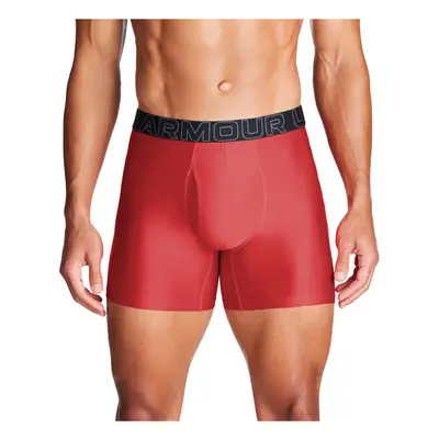 UA Performance Tech Boxerjock 6in 3-Pack Red Heather Solid Pack 2X