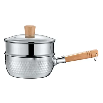 cONcORD Quart Stainless Steel Yukihira Pan with Steamer Traditional