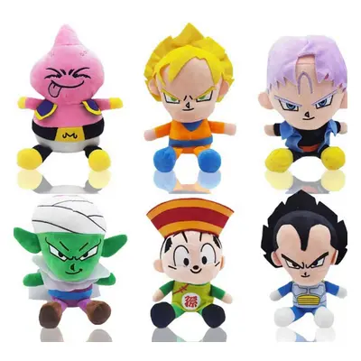 (6PCS/SET) Dragon Ball Plush Toy Character Stuffed Doll UK