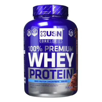 USN 100% Premium Whey Protein Shake Powder - 2.28 kg, Chocolate