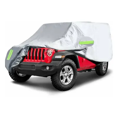 Car Cover Wrangler Cover Door Waterproof All Weather Protection Outdoor Car Cover with Gust Stra