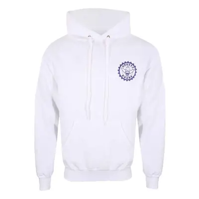 (L, White) The Simpsons Unisex Adult KrustyOs Hoodie