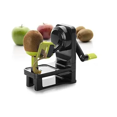 Wenko Kiwi & Apple Peeler 15x7 cm, Black/Green, x x cm