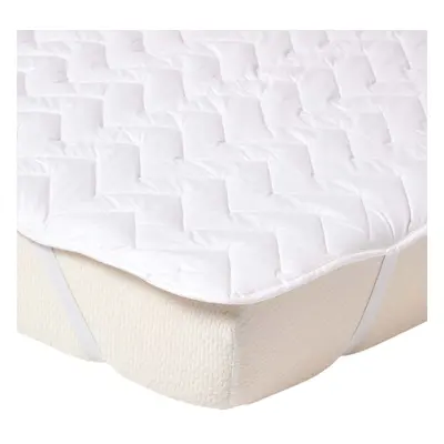 (Super King (180 x cm)) Cotton Deep Quilted Mattress Topper