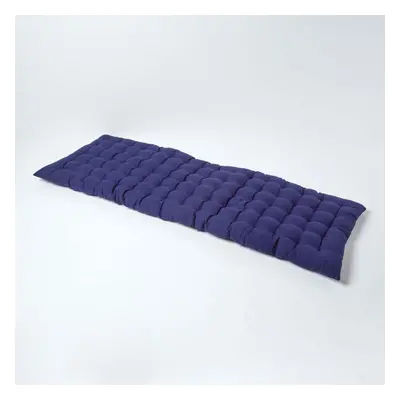 (Three Seater, Navy Blue) Bench Cushion