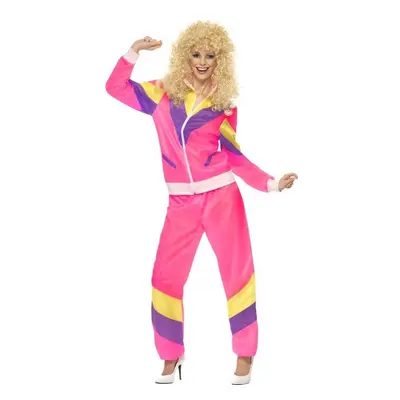 Smiffy's Adult Women's 80's Height Of Fashion Shell Suit Costume, Jacket And - - costume 80s she