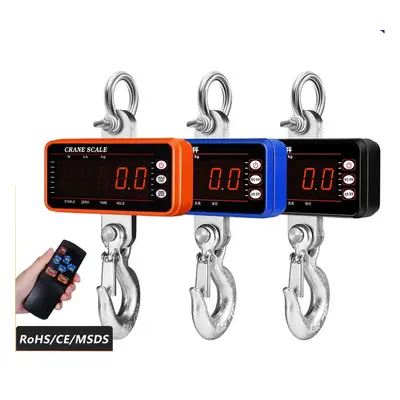 1500kg/1000kg/500kg Digital Crane Scale Hanging Scale with 65ft Remote