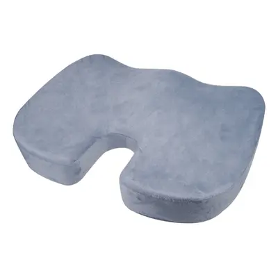 (Grey, 1) Coccyx Support Orthopaedic Memory Foam Cushion Lumbar Pain Relief