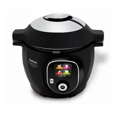 Tefal CY855840 Cook4Me+ Connect Intelligent Multicooker, LCD Screen, 200+ Recipes, Bluetooth Con