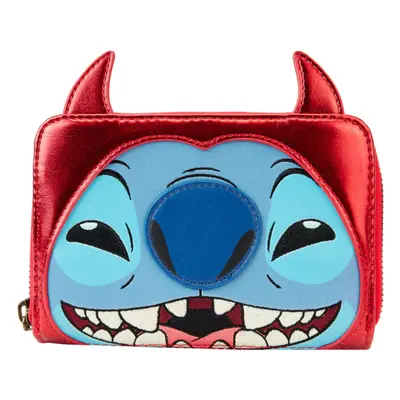 Disney Stitch Devil Cosplay Zip Around Wallet