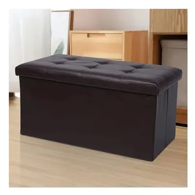 (CMY COFFEE) Seater Ottoman Leather Double Bed Living Room