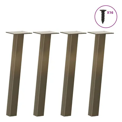 (natural, cm (40 mm)) vidaXL Coffee Table Legs pcs Anthracite cm Steel table leg