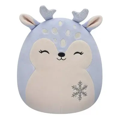 Squishmallow 8"" Farryn Purple Fawn with Snowflake Little Plush