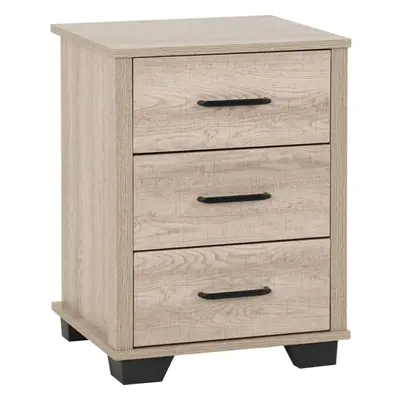 Oliver Drawer Bedside Light Oak Effect