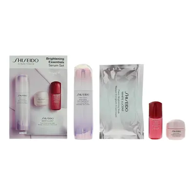 Shiseido Brightening Essentials Piece Gift Set For Women For Women