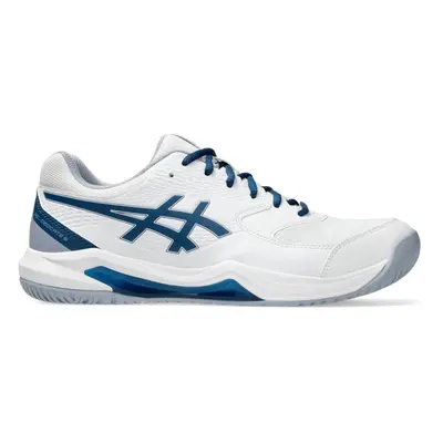 ASICS Men's GEL-DEDICATE 2E Tennis Shoes WHITE/MAKO BLUE